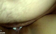 Mulata cremosa's big ass squirts on monster cock in interracial creampie 69