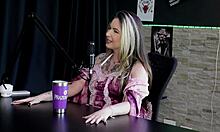 First Anal Facing Forward Loves Creampie Addicted to Threesomes Masturbates in Uber Raphaela Savanah Sheer Red Halloween