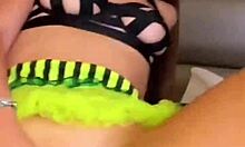 Real Backstage Threesome: Lesbians Shower Then Swap Cum in Wild POV Fuck