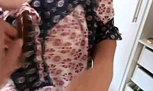58 year old mature latina flashes natural tits then takes hard fuck in compilation