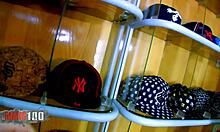 amazing sharon lee fucked hard deepthroat cum in shop full vid