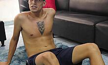 doing my workout and my hot latina stepsis sucked my dick then i shoved my cock deep in her tight vagina, you like?