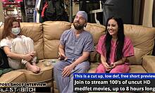 i became nurse blaire celeste blasting jizz on her pierced tits pov