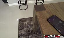 tony rams big dick deep into babysitter kylie quinn's tight pussy during casting