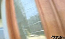 brunette dancer stars in raw amateur homemade pounding session