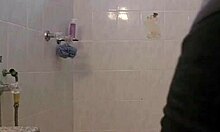 sniffing her used panties in bath gets my cock rock hard