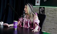 First Anal Facing Forward Loves Creampie Addicted to Threesomes Masturbates in Uber Raphaela Savanah Sheer Red Halloween