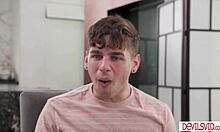 stepcousin waits naked on bed beggin for my cock deepthroat fuck