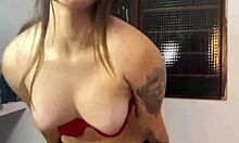 beautiful young latina teen with big tits poses cute in solo amateur softcore showcase