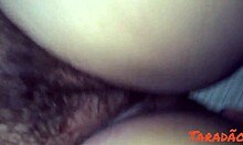 how does fat blonde bbw prostitute drip cum from hairy pussy and ass?