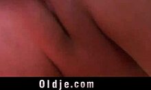 odd old guy seduces horny young teen for garden cowgirl riding