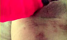 hey watch wifey shove that huge 10-inch dildo deep inside