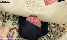 kira's sporty leggings femdom preview foot gags armpit licks facesitting