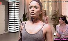 Transfucked teen shemale yoga instructor emma rose pounds big ass teen jewelz blu hard 😈💦