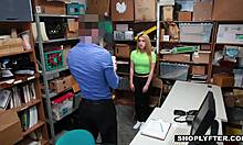 Hey, that horny thick blonde teen shoplifter alexa raye totally seduces the security officer at work