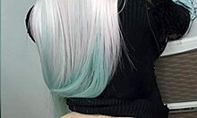 Virgin stepdaughter's huge tits tempt stepdad in first time bedroom roleplay over 18