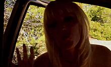 fuck in car 1! stefani tarrago's wild carpool sex ride cowgirl cum tits 😂🔥