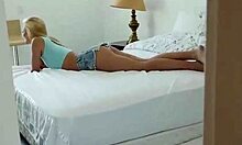 young stepsisters compete sucking and riding stepbrother's cock