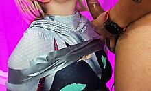 Gwen Stacy sucks cock like a pro 💦😈