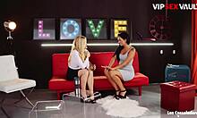 hey dude, check skinny blonde bringing huge tits teen for wild ffm surprise muff dive