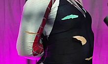 Gwen Stacy sucks cock like a pro 💦😈