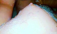 girl with petite 18+ tits feels so good touching herself in the bath