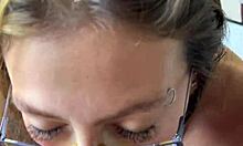 college buddy calls me over to study but ends up sucking and taking it doggy style