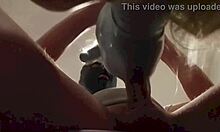 Blonde Pigtail Milf Delivers Teasing Oral Preview with Deep Swallow Finish