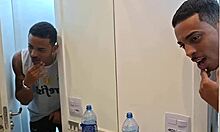 Hot cunhada NAKED in SHOWER spied by horny brother-in-law