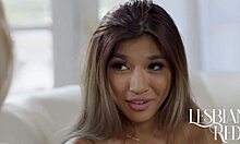 My asian friend keeps LICKING my pussy she can't stop 😍👅