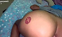 Huge Dildo Stretches My Neighbor Slut's Big Pussy Deep!