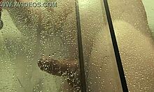 Releasing hot load under steamy shower spray