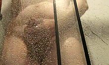Releasing hot load under steamy shower spray