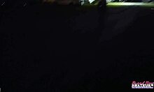 redhead scarlett foxx strokes her wet pussy then milks throbbing cock dry