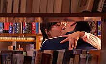 i secretly filmed my busty japanese classmate's huge tits at library oh man!!