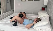 Busty Brunette Alexa Chains Fucks Hard in BTS with Huge Cock Doggystyle and Cowgirl Action