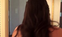 this 18 teen fucks so wild in motel with heels on 😈🍑🔥