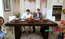 Milf Shows Friend Stepfamily Love Lessons on Desk