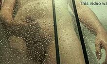 Releasing hot load under steamy shower spray
