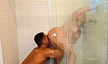 Hot cunhada NAKED in SHOWER spied by horny brother-in-law