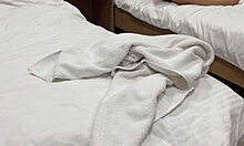 i caught naked turkish hijab girl in hotel she loved my horny sperm creampie fuck