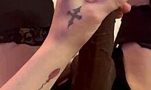 i love teasing with my huge strap-on cock monster dildo close-up