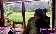 Amateur Wife Milf Delivers Intense Good Morning Blowjob on Kitchen Desk