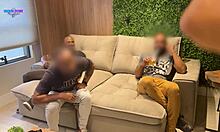 Hubby Tastes Bulls' Cum From My Mouth And Friend's Too Intriguingly