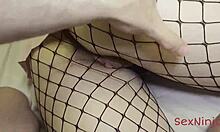 My Step-Sister Moans In Fishnets As Big Cock Motivates Her Tutoring