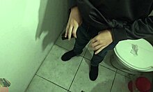 imagine you sucking my huge cock in the bathroom can you handle this skinny monster