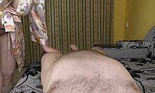 BIG BOODED WIFE DOMINATES COCK IN FEMDOM COWGIRL RIDE UNTIL HAIRY PUSSY CREAMPIE!