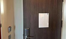 hotel guy crashes my steamy threesome fun with sexy latina friend bareback action