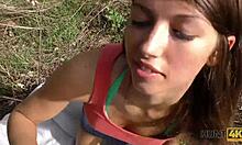 young coquette craves anal cash fuck outdoors!! 💰🍑