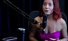 She hides her face at first, stuffs cucumber in ass, hates pussy sex but challenged hard by Bruna Ferrari